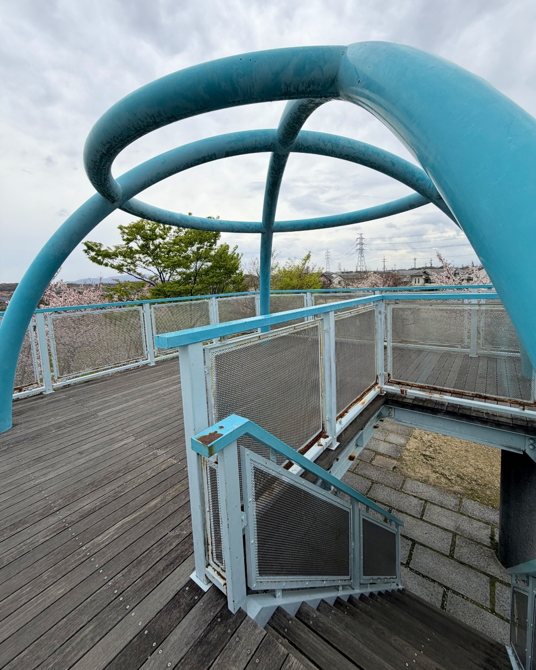 展望台から見下ろす園内全景