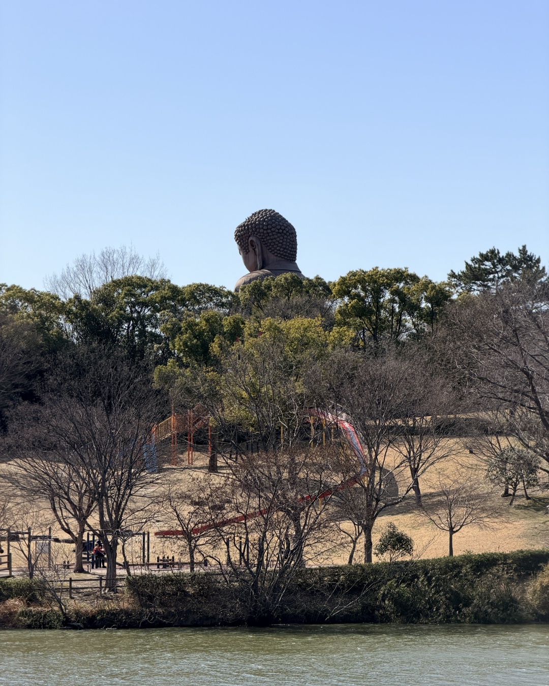 聚楽園公園 聚楽園大仏のディテール