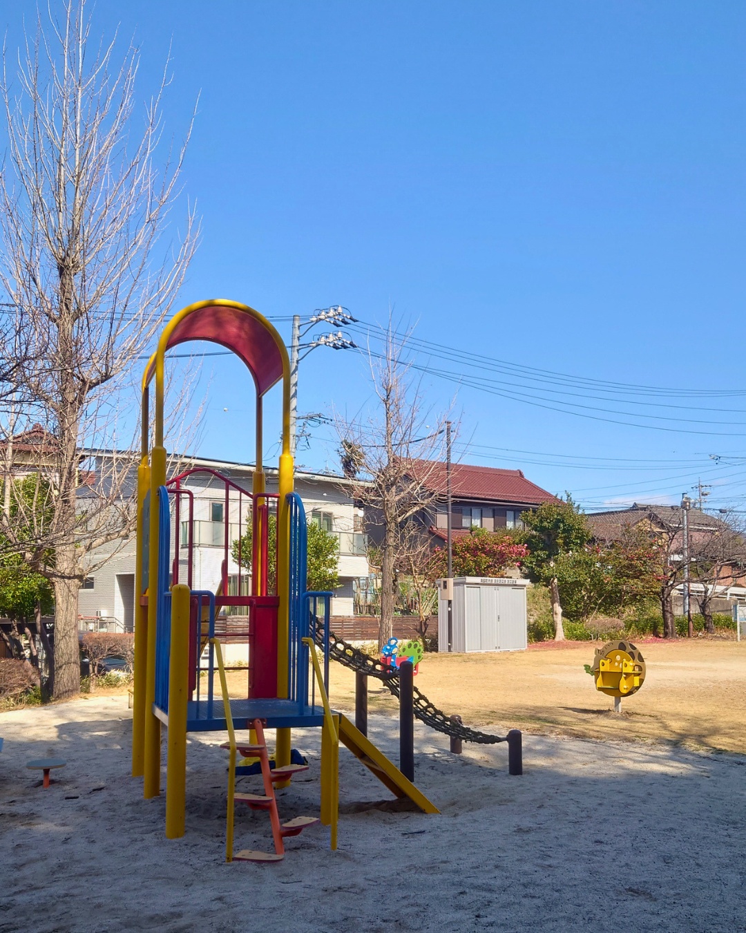 聚楽園公園 子どもの森の遊具エリア