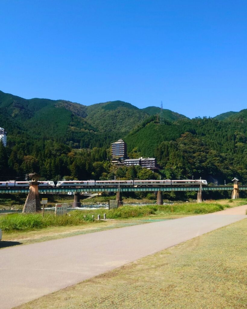 飛騨川と特急ひだ
