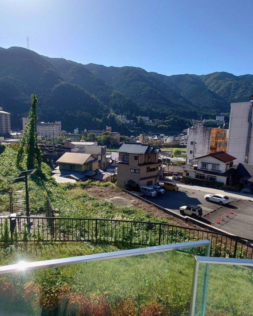 立ち寄った風呂桶展望