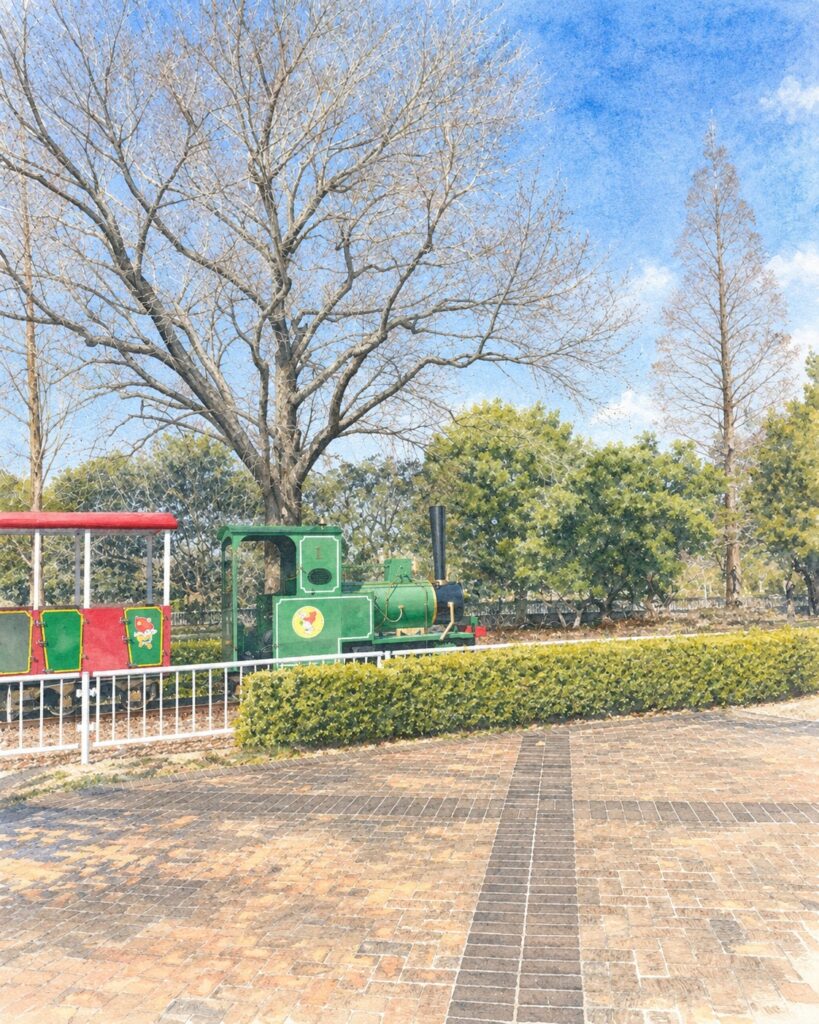 堀内公園の汽車（メルヘン号）