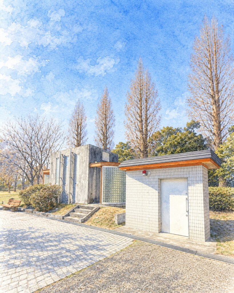堀内公園のトイレ