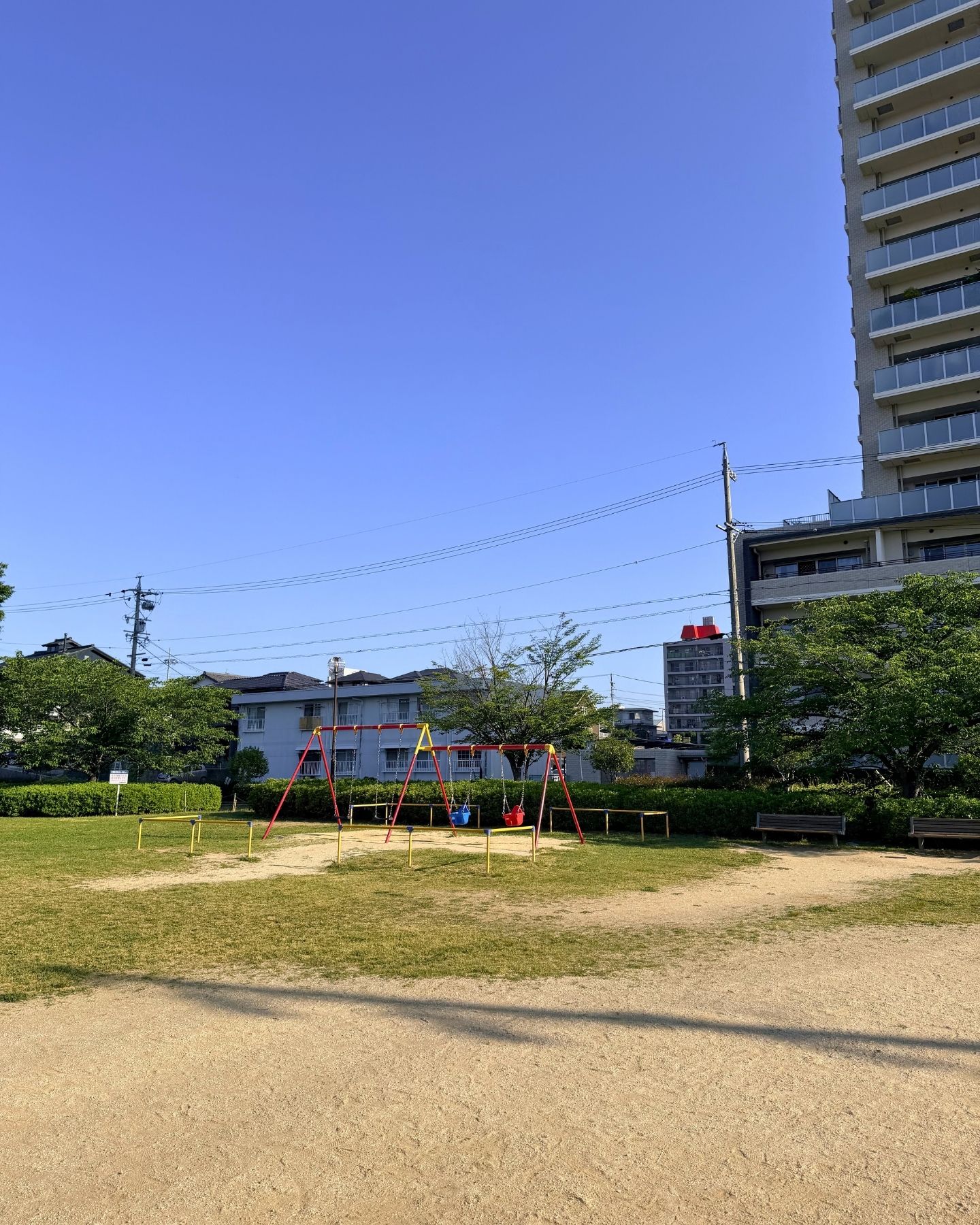 山ノ手公園(愛知県豊田市)ブランコ