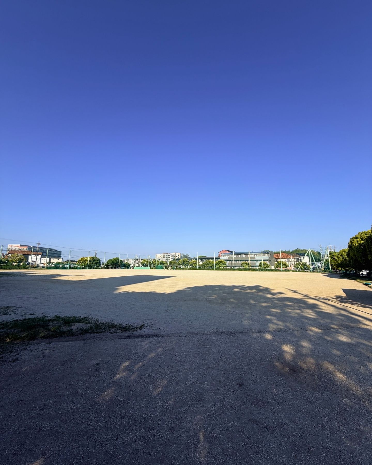 山ノ手公園(愛知県豊田市)土のグラウンド