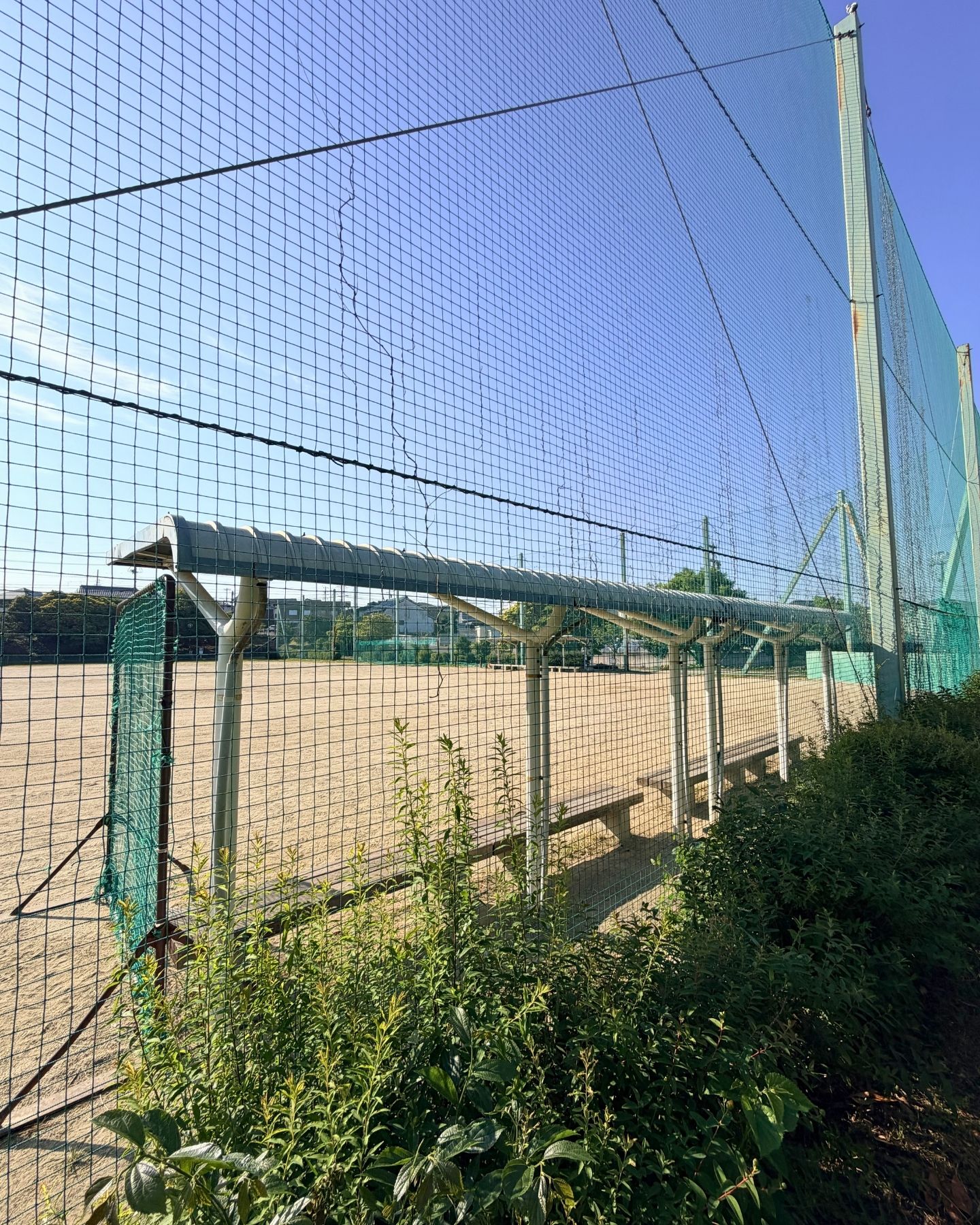 山ノ手公園(愛知県豊田市)防球ネット