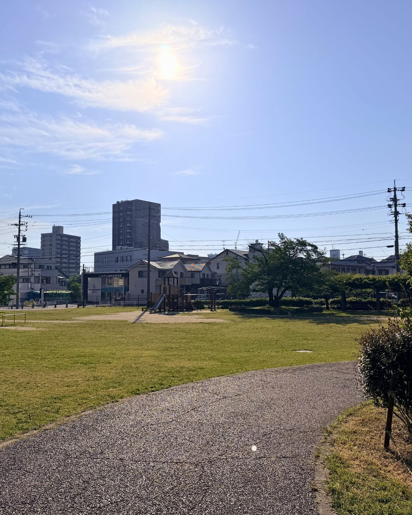 山ノ手公園(愛知県豊田市)芝生広場
