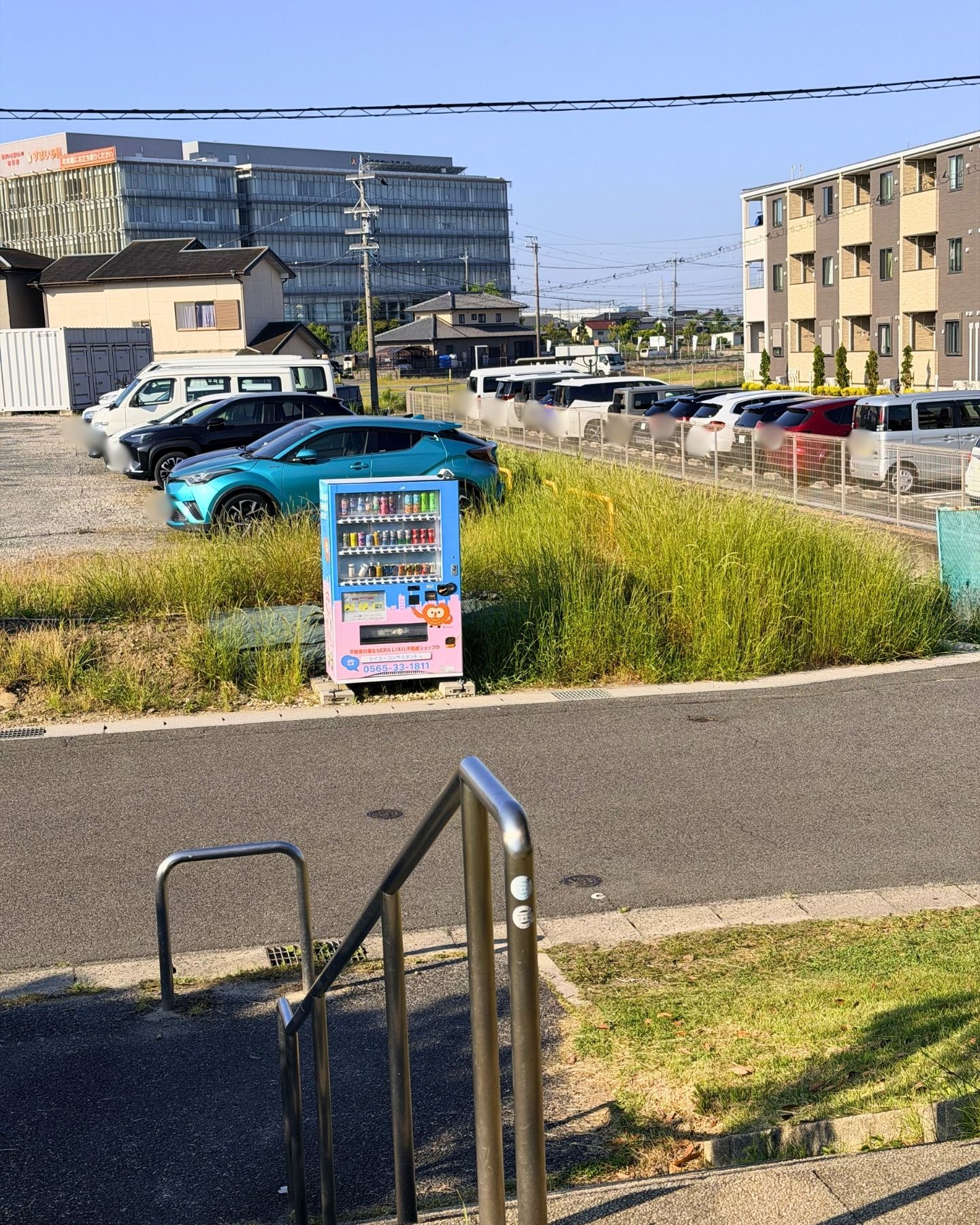 山ノ手公園(愛知県豊田市)グランド横の自動販売機