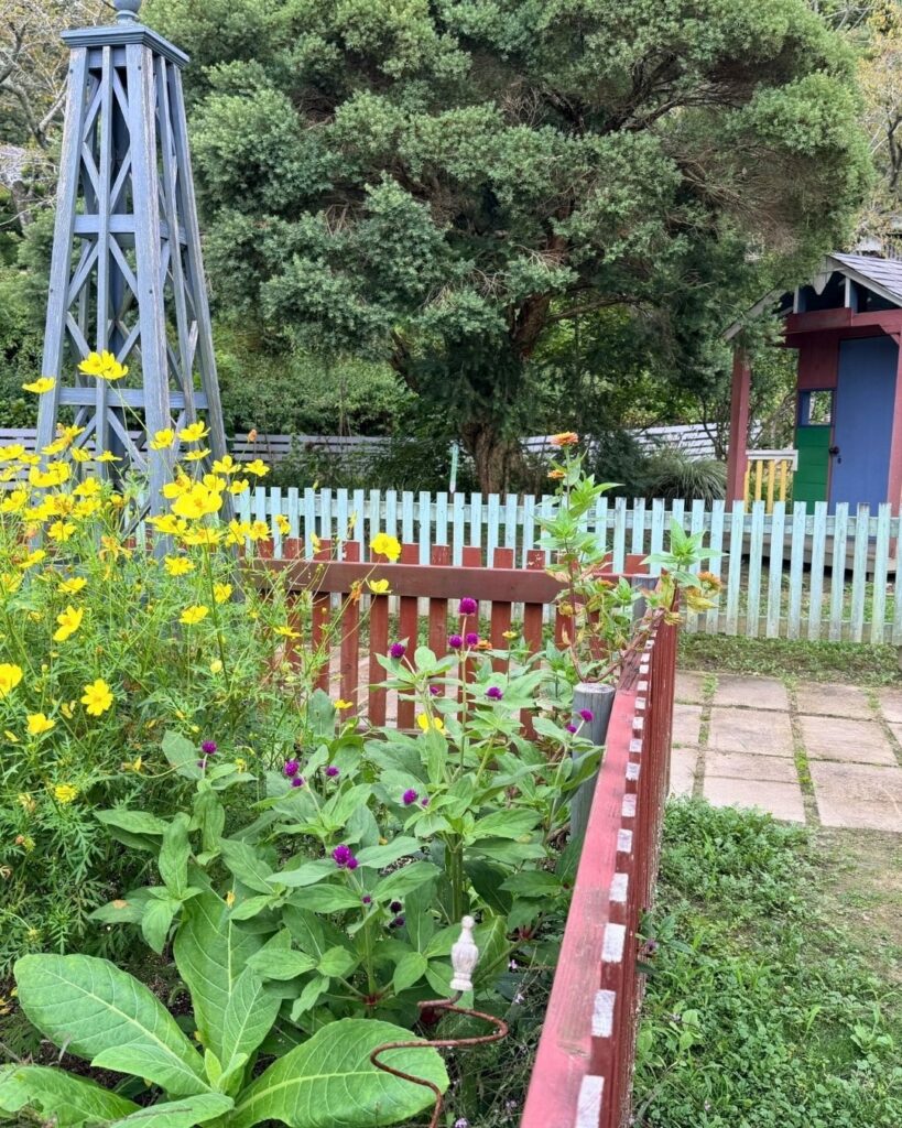 奥殿陣屋 北欧風庭園の花壇